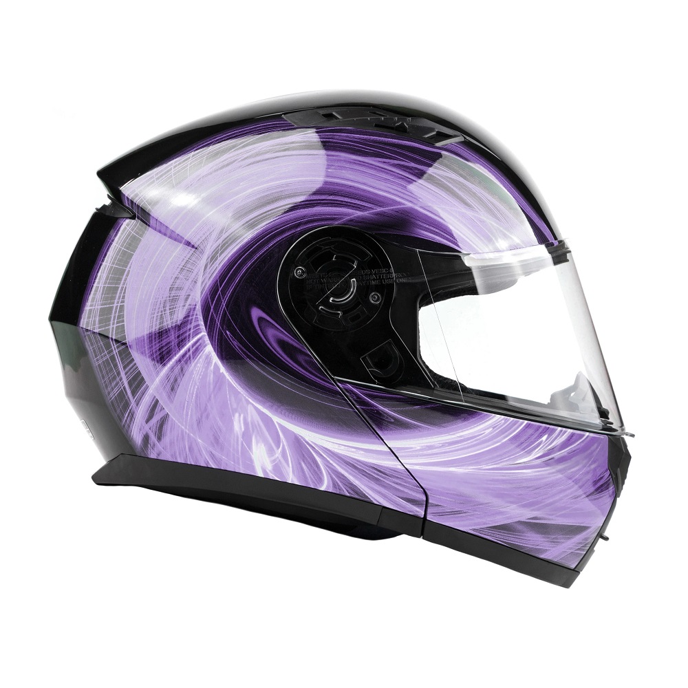 Purple Motorcycle Helmet Customization: Make Your Gear Unique