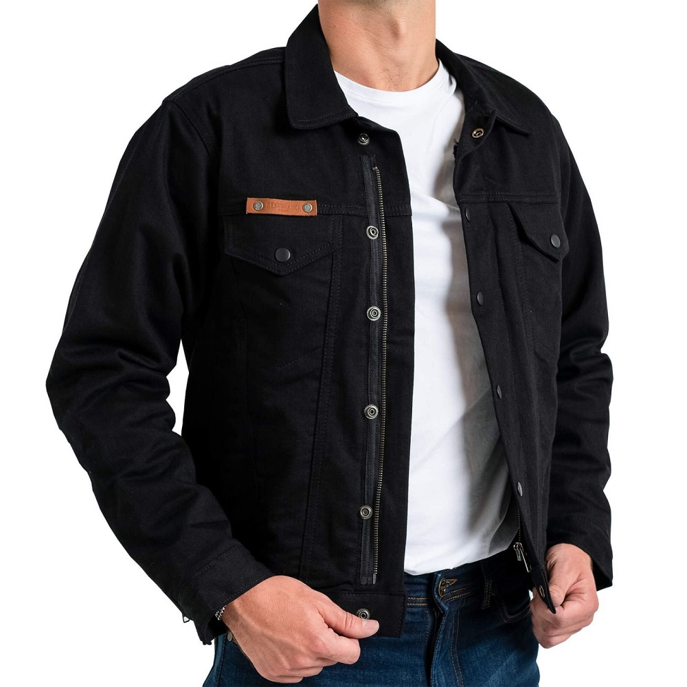 denim motorcycle jacket