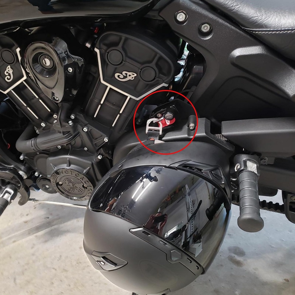 helmet lock motorcycle