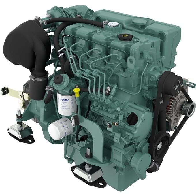 volvo penta 6-cylinder marine engine