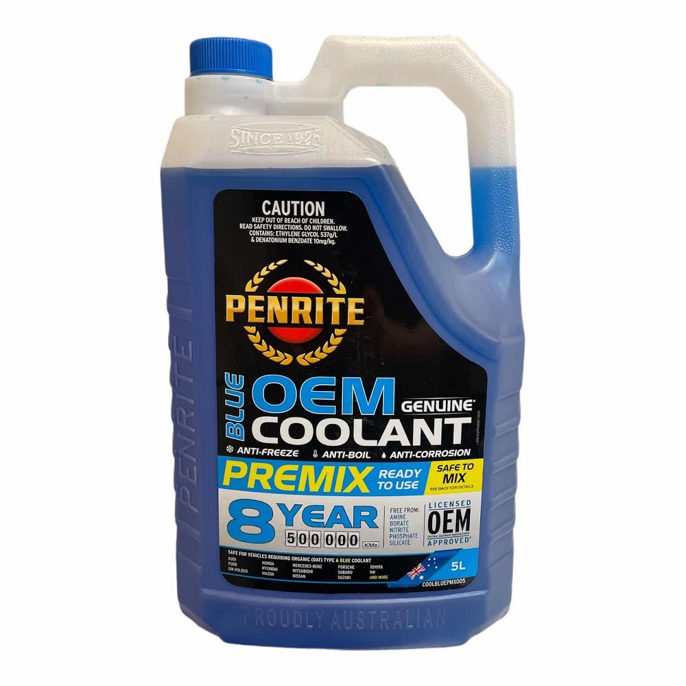 blue coolant