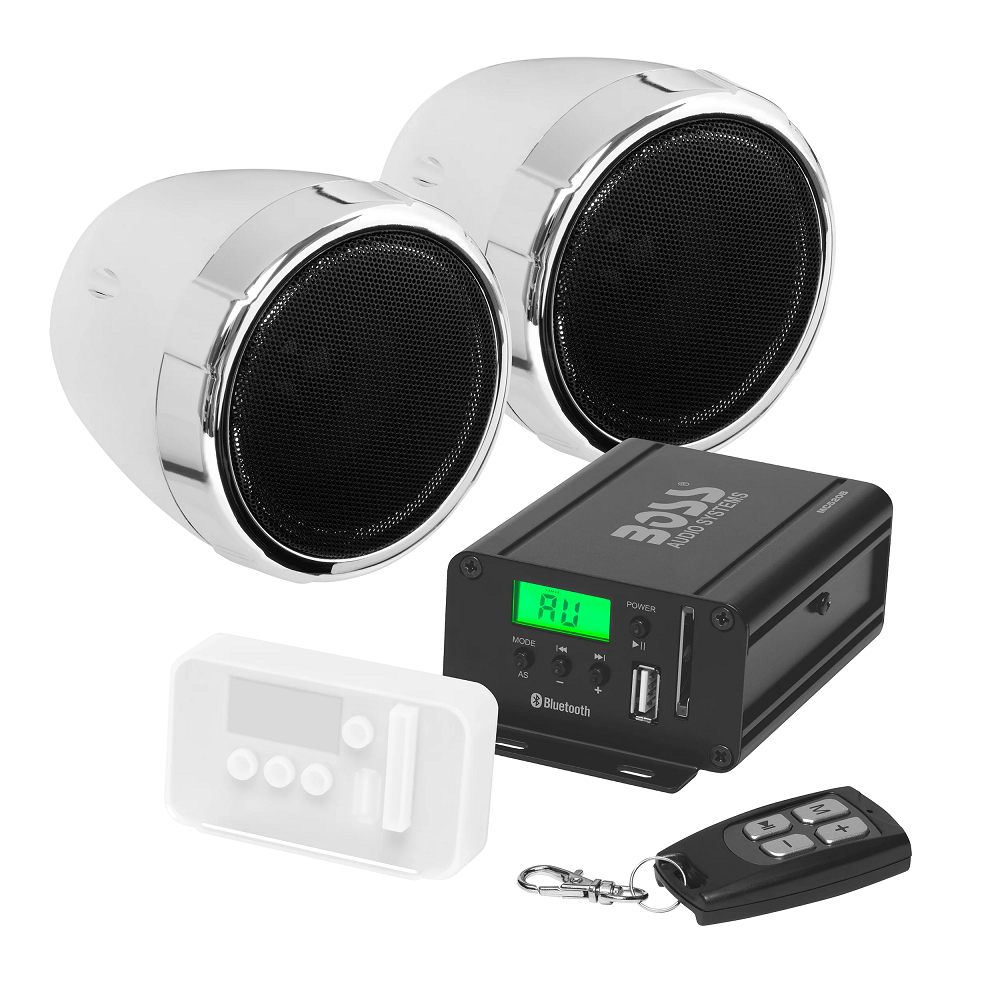 motorcycle speakers bluetooth