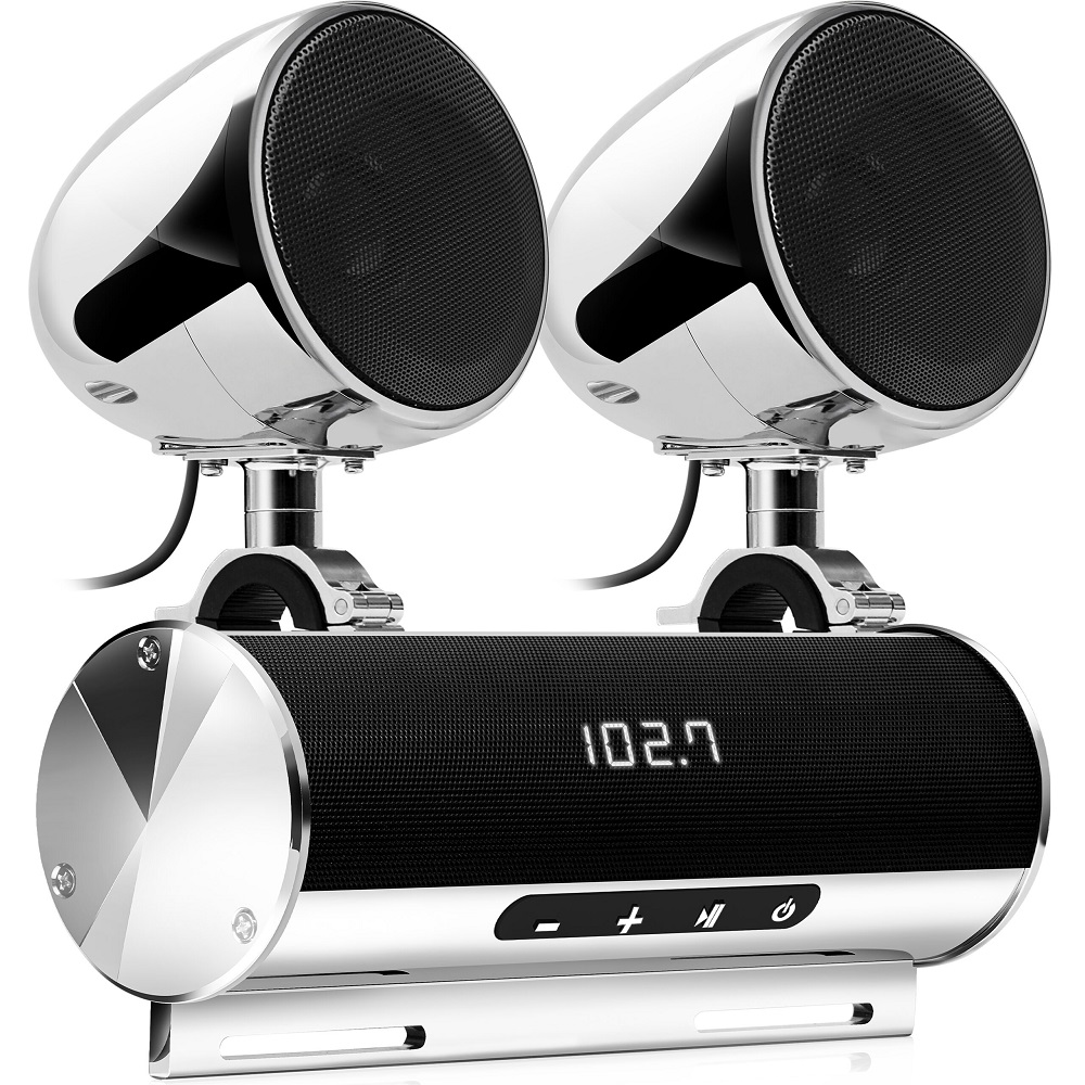 motorcycle speakers bluetooth