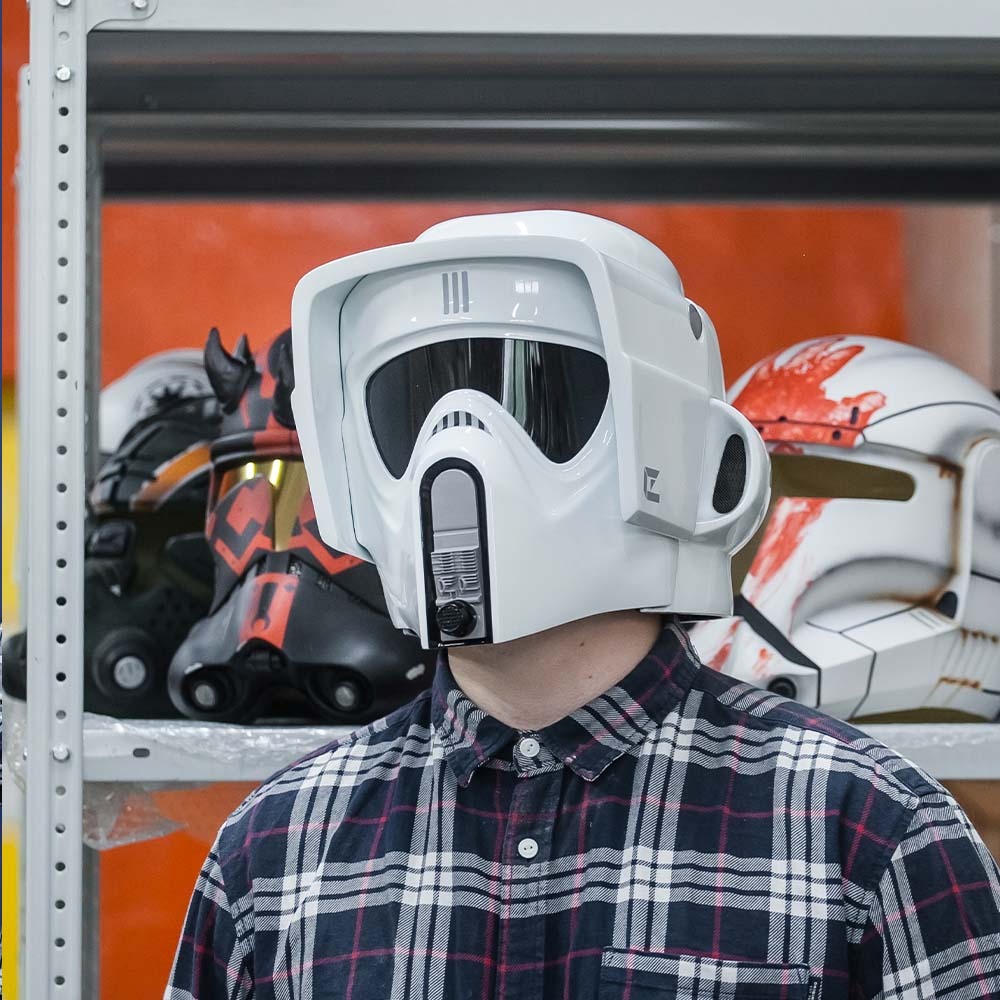 stormtrooper motorcycle helmet