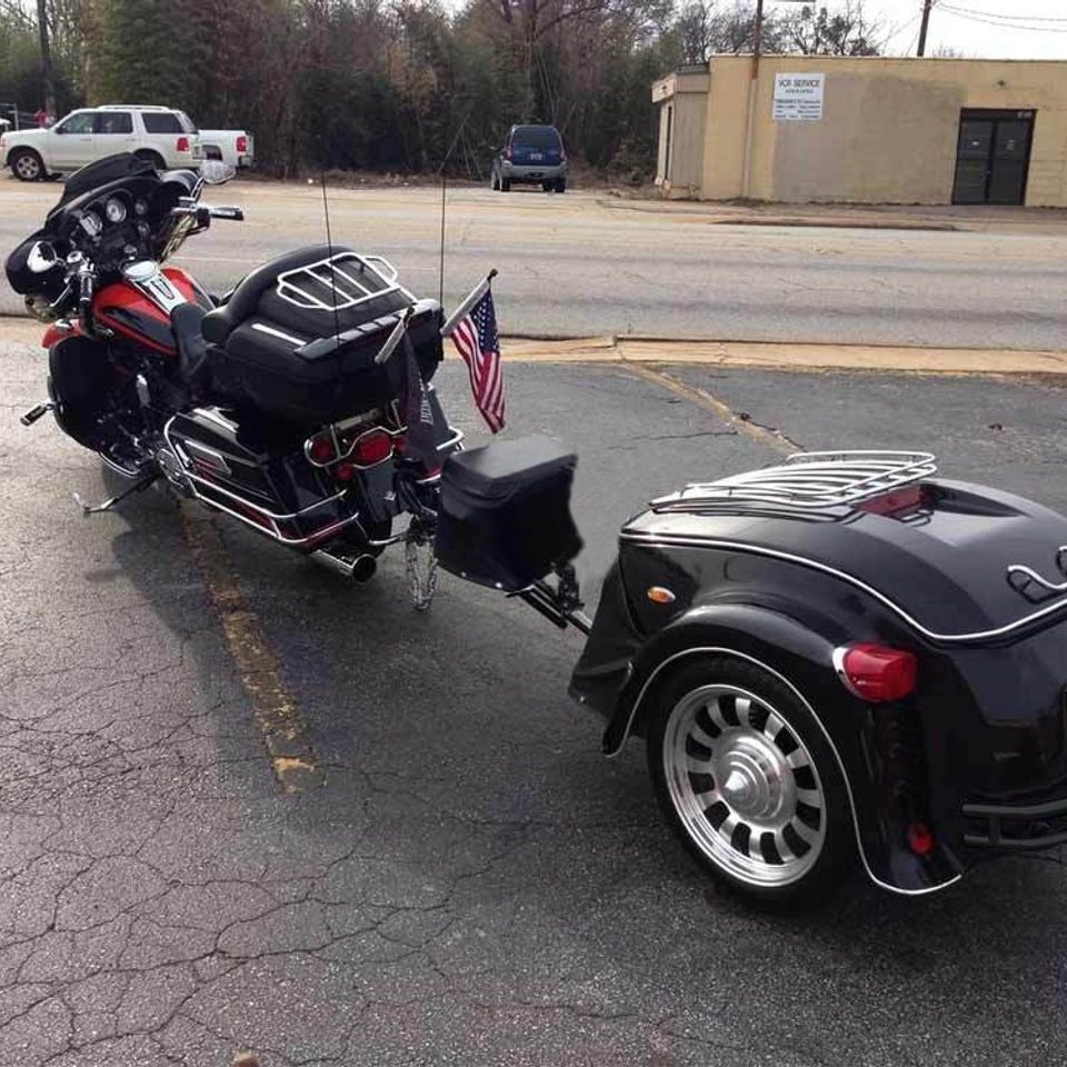 pull behind motorcycle trailer
