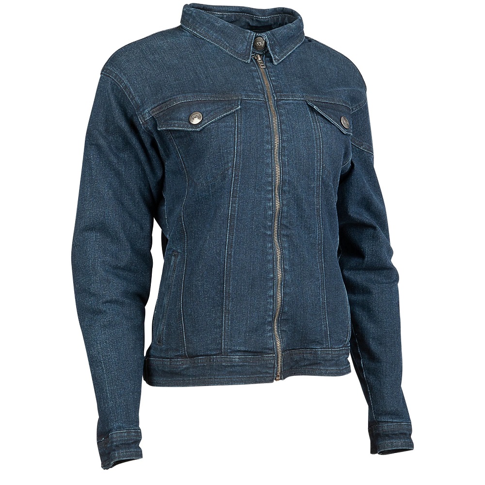 denim motorcycle jacket