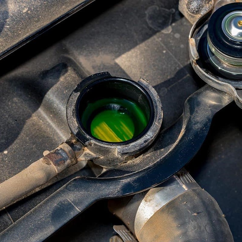 how to put coolant in car