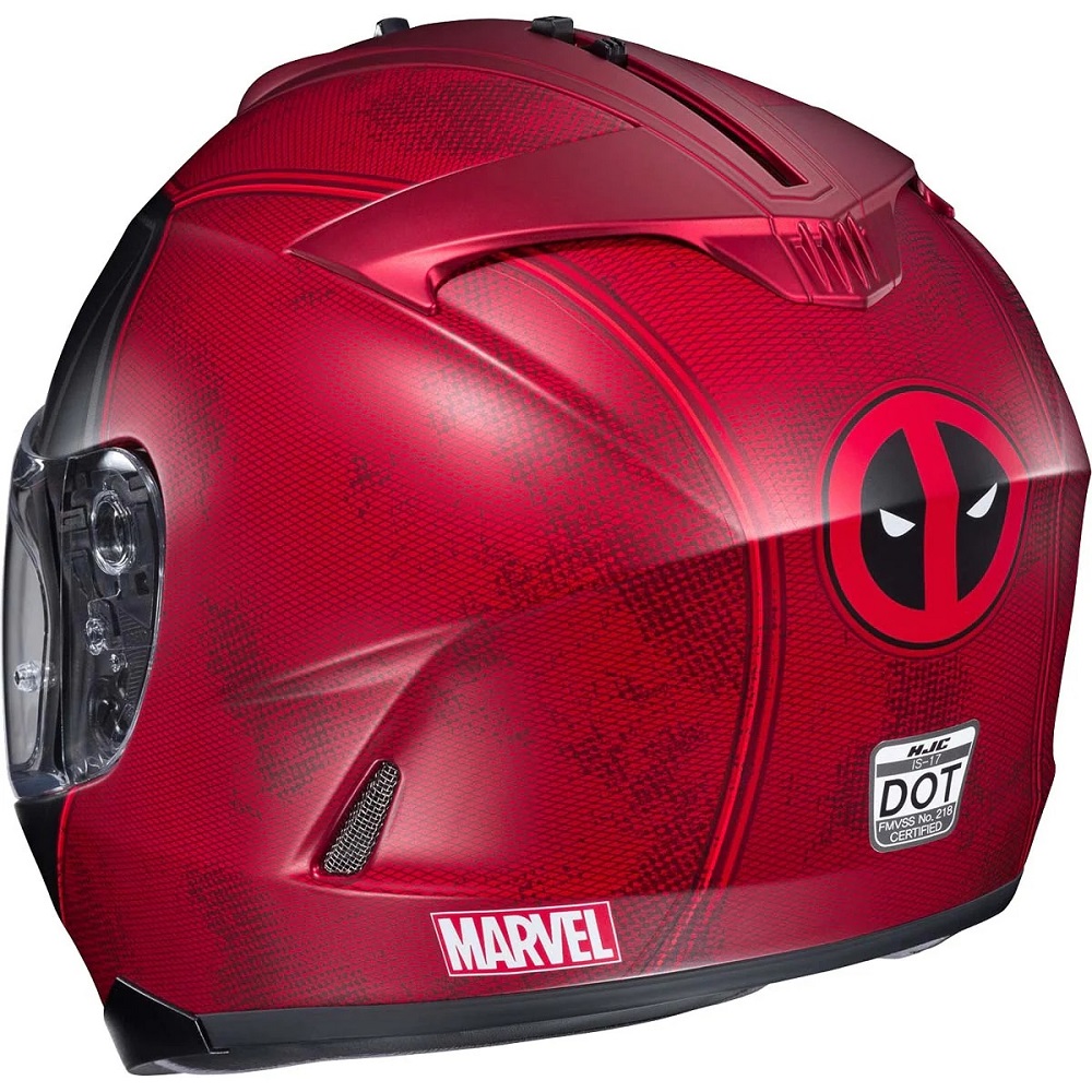 deadpool motorcycle helmet
