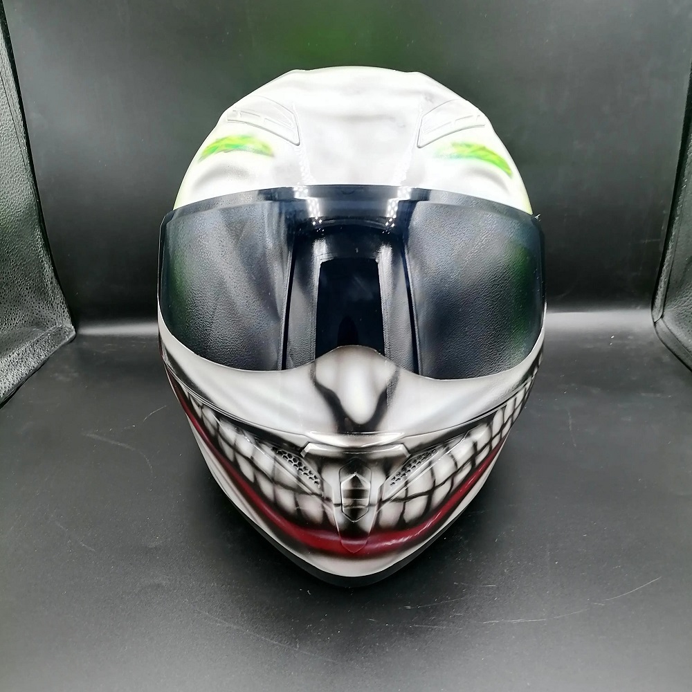 joker motorcycle helmet