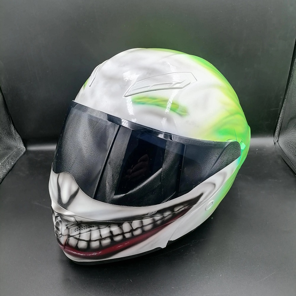 joker motorcycle helmet