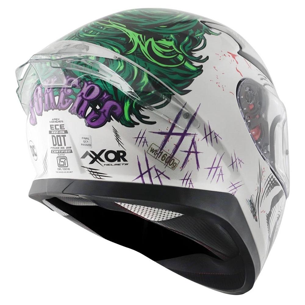 joker motorcycle helmet