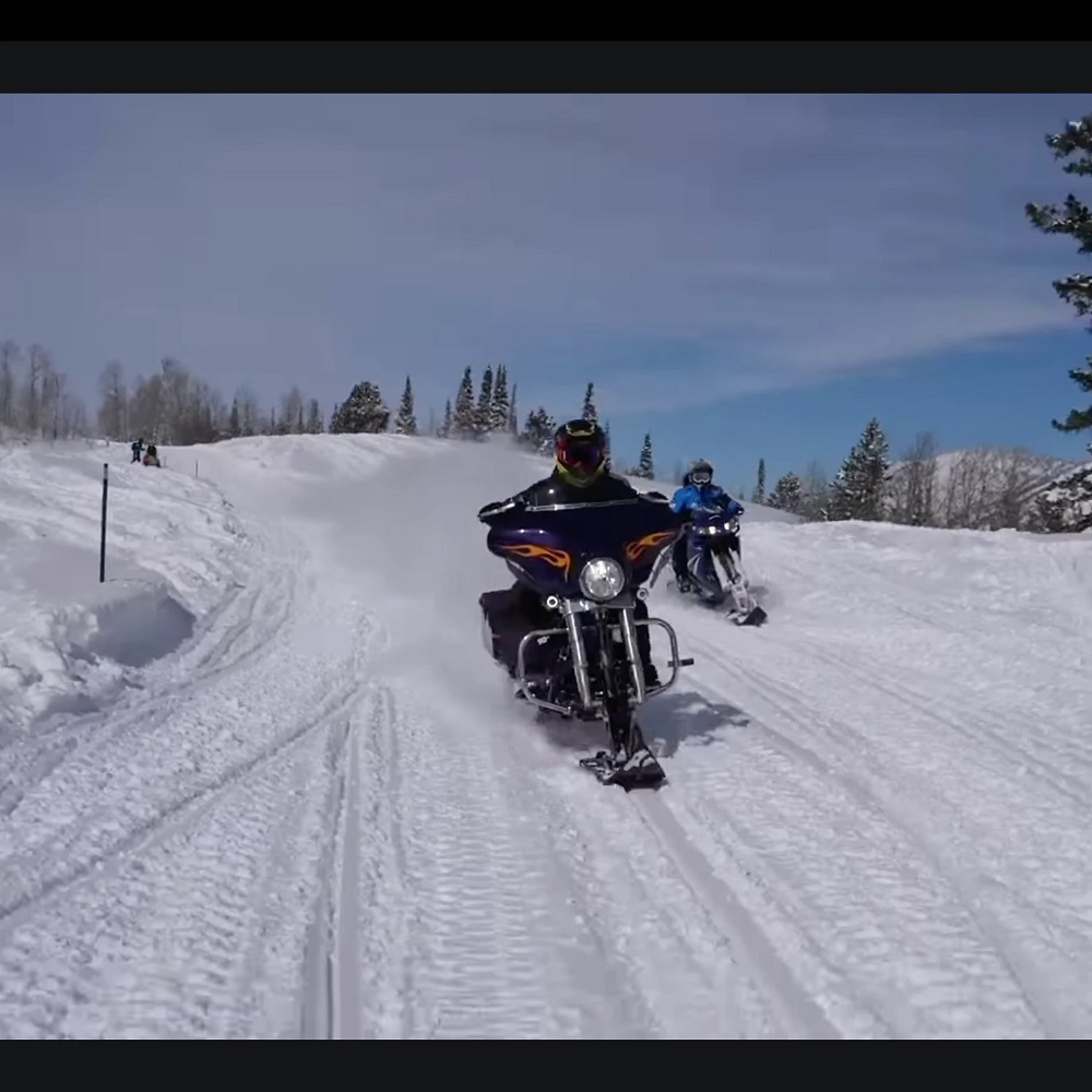 snow motorcycle