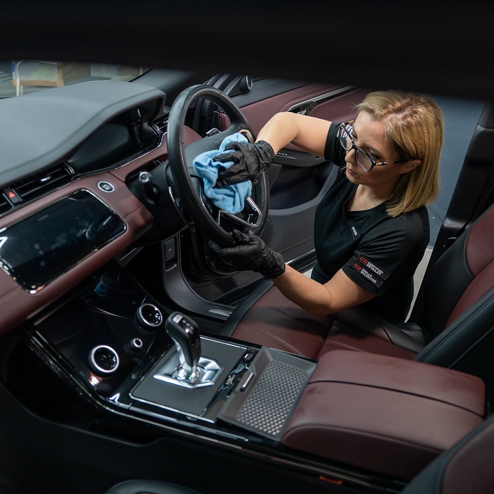 interior car cleaning