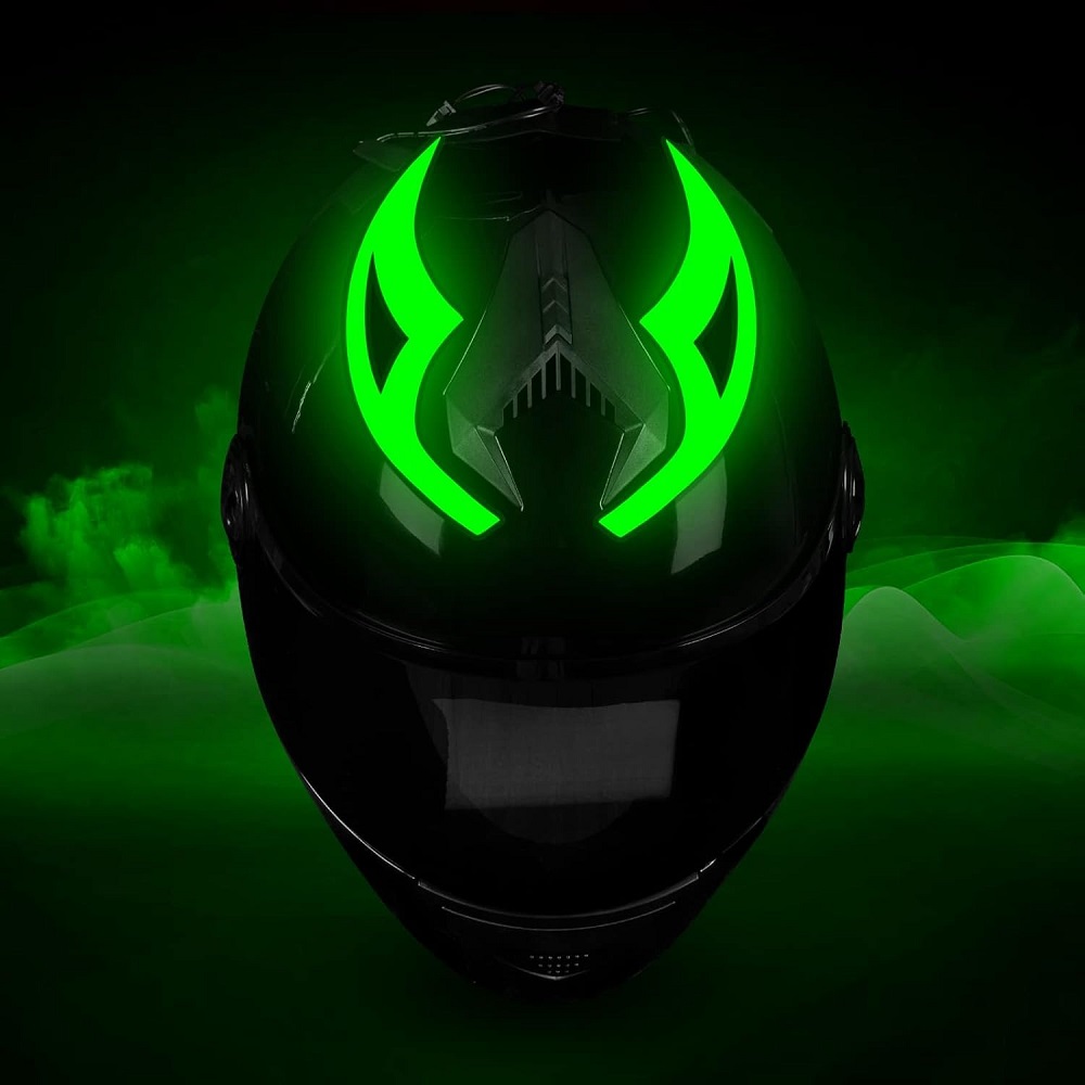 motorcycle helmet lights