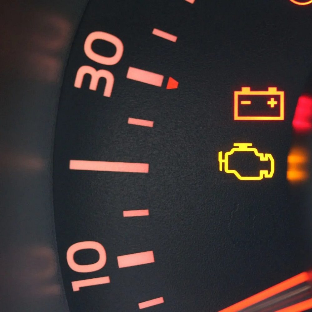 battery light on in car