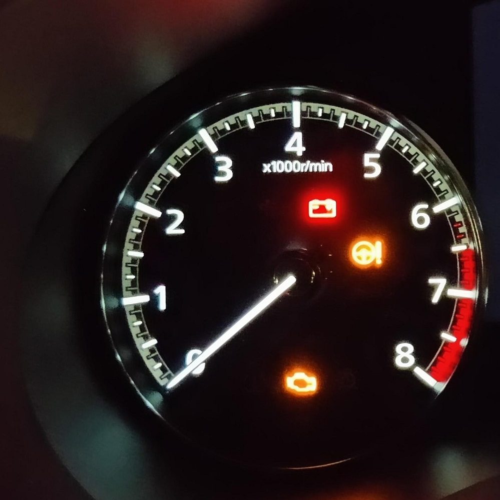 battery light on in car