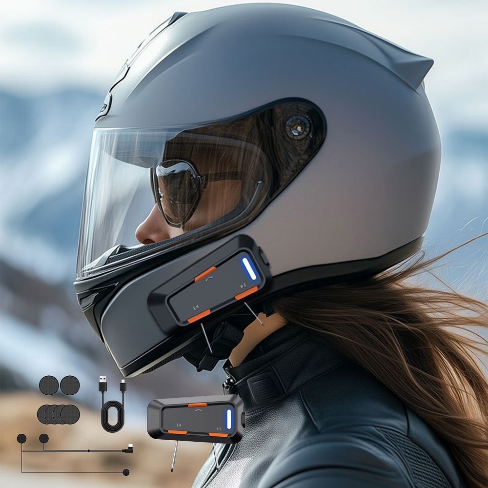 motorcycle helmet with hud