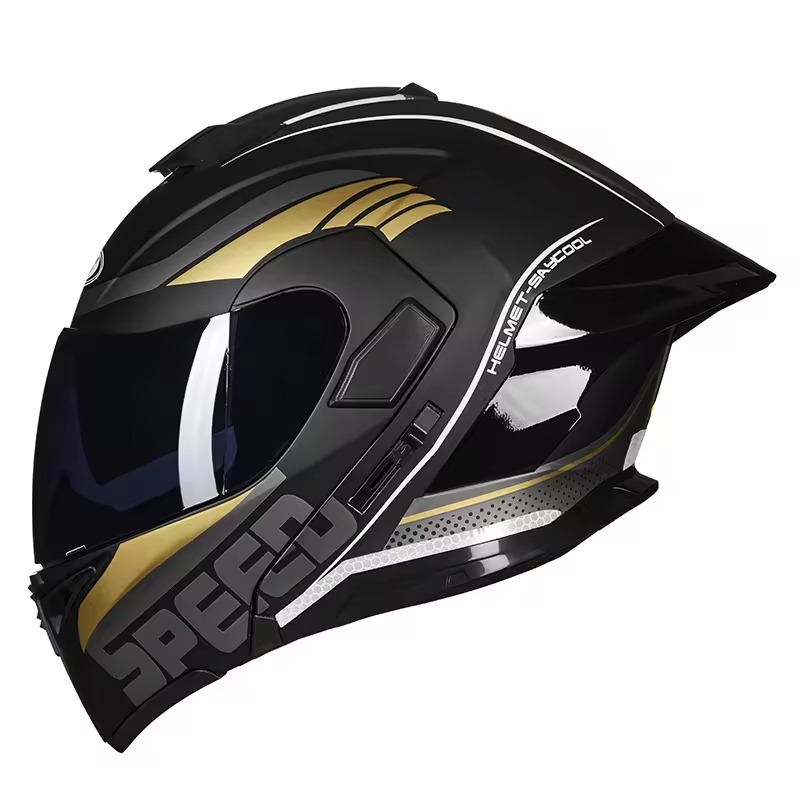 motorcycle helmet with hud