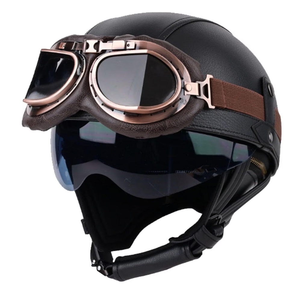 half shell motorcycle helmets