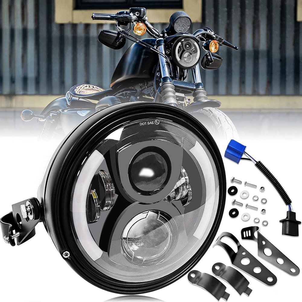 motorcycle led headlight