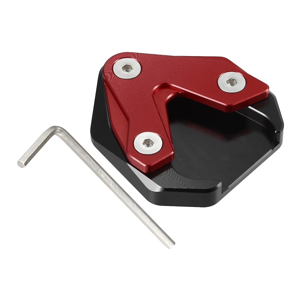 motorcycle kickstand pad