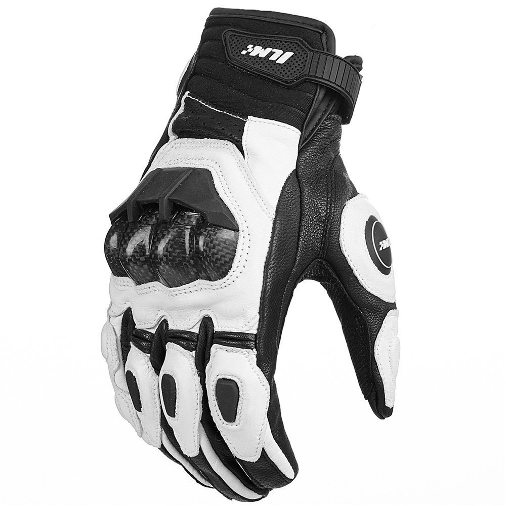 white motorcycle gloves