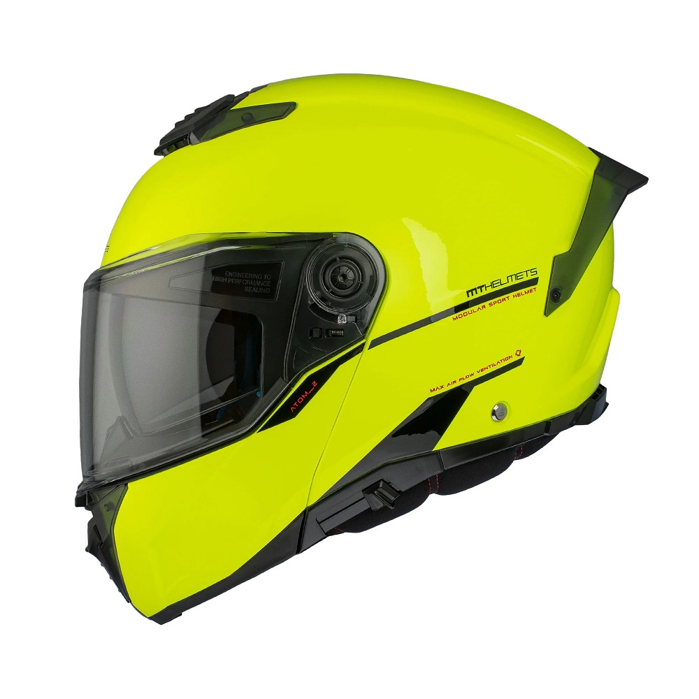 yellow motorcycle helmet