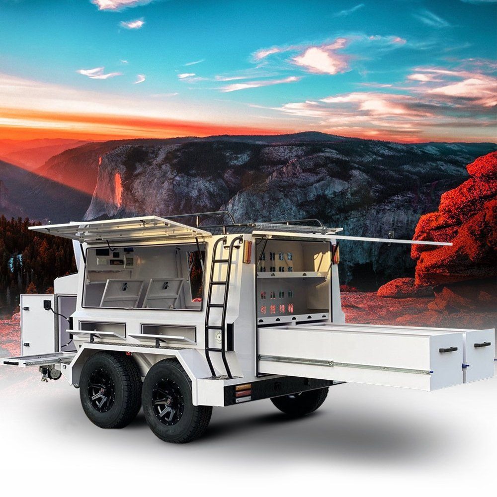 motorcycle camping trailer