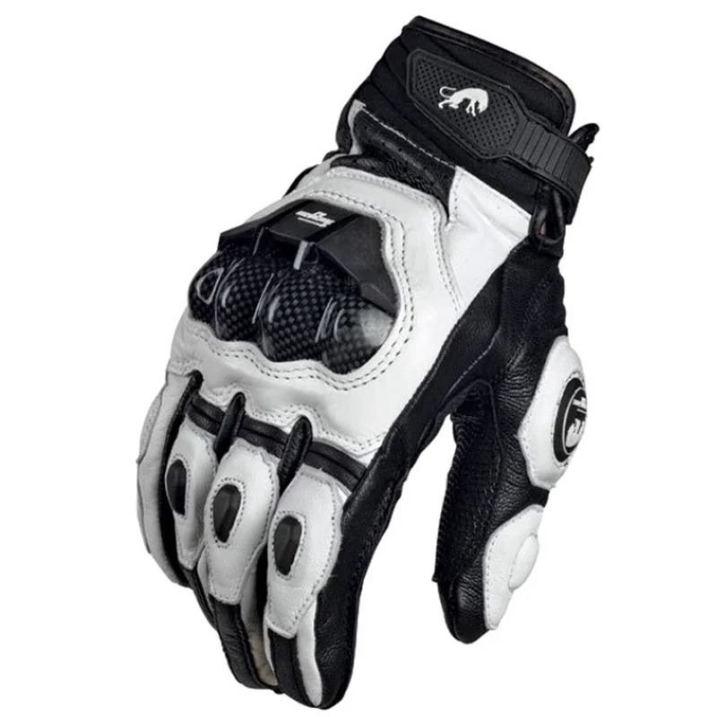 white motorcycle gloves