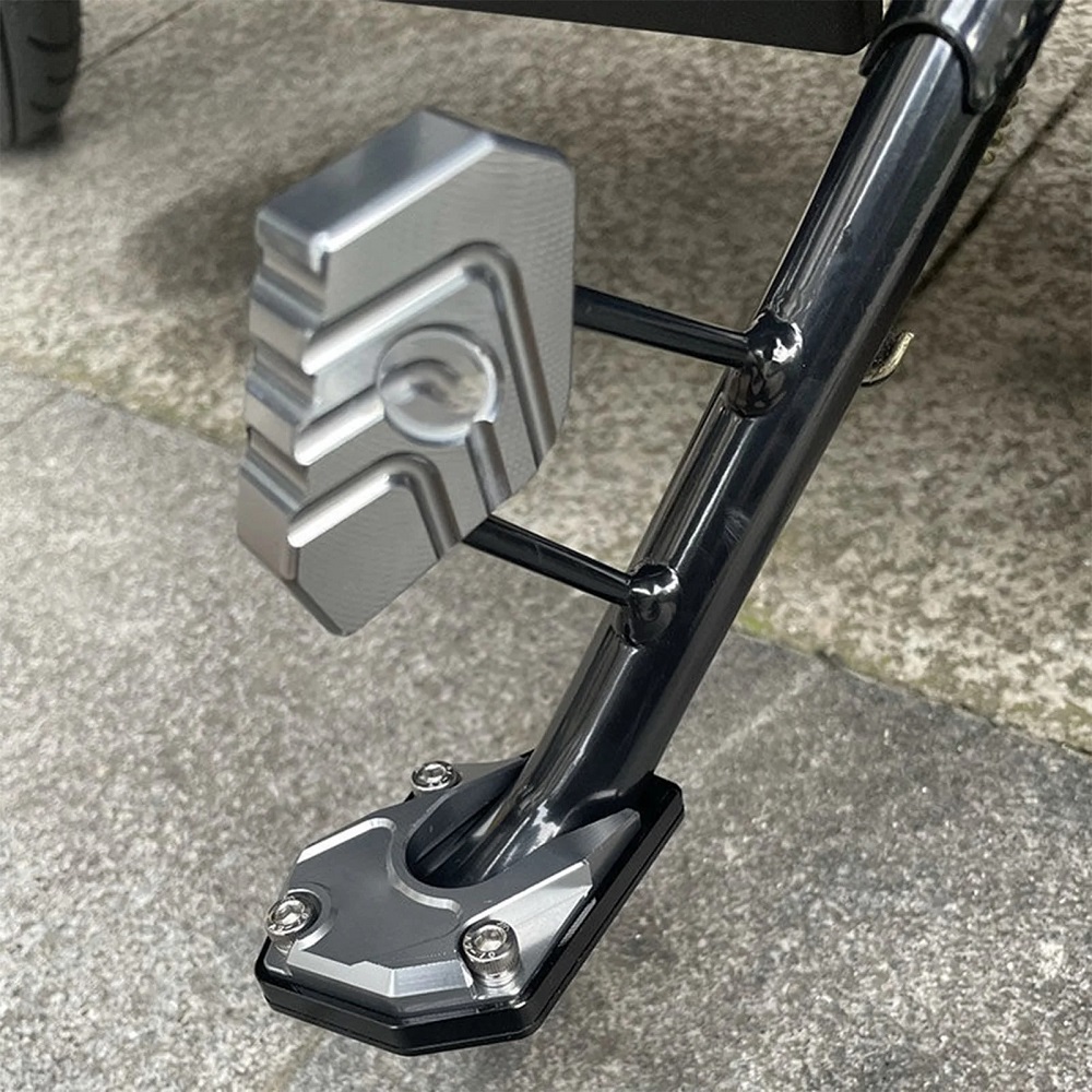 motorcycle kickstand pad