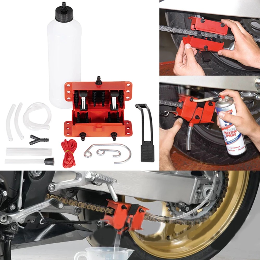 motorcycle chain cleaning kit