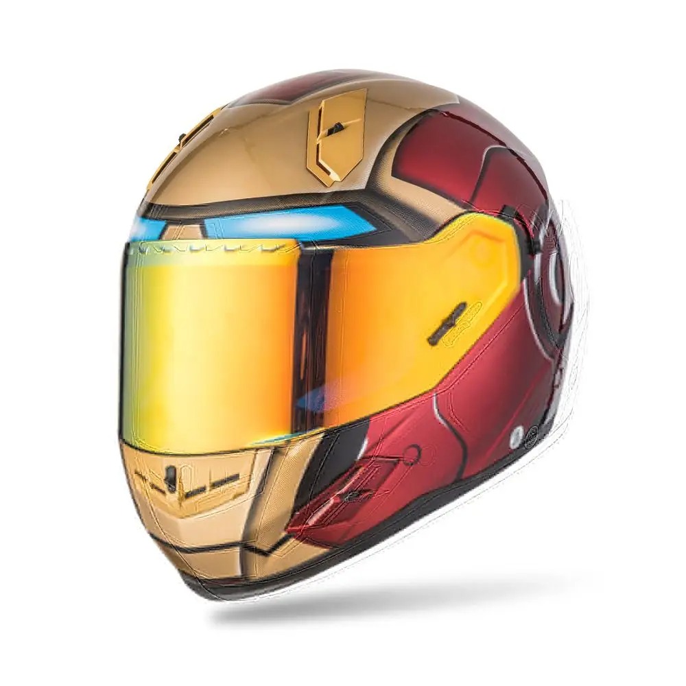 ironman motorcycle helmet