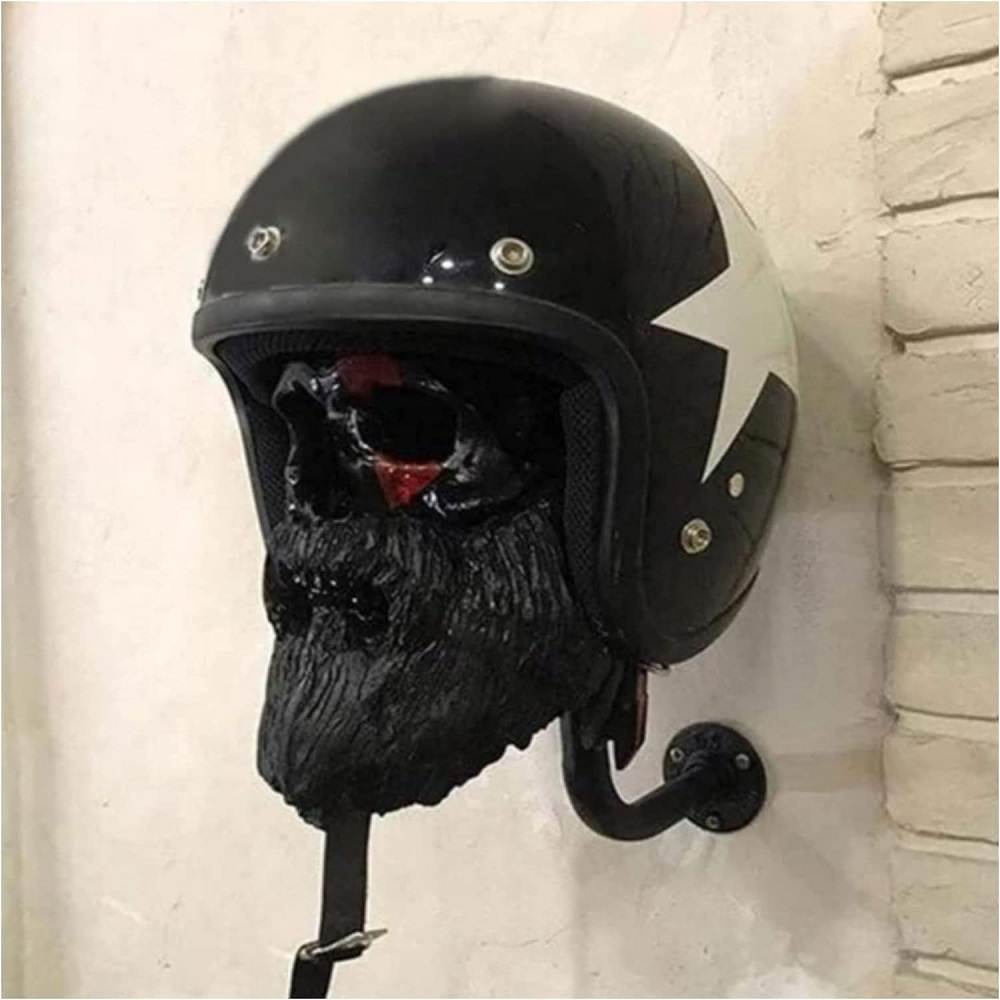 motorcycle helmet holder