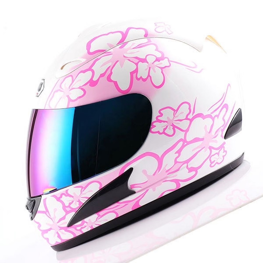 pink helmet motorcycle