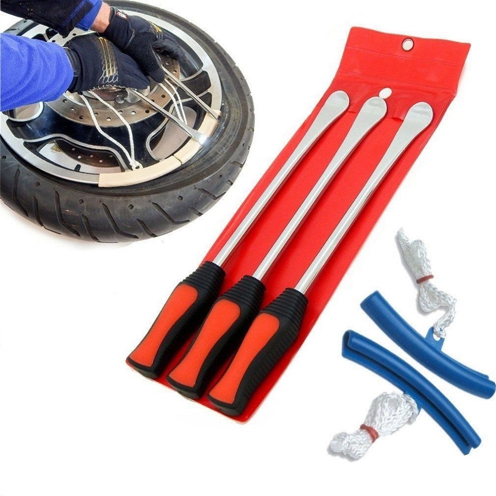 changing motorcycle tire