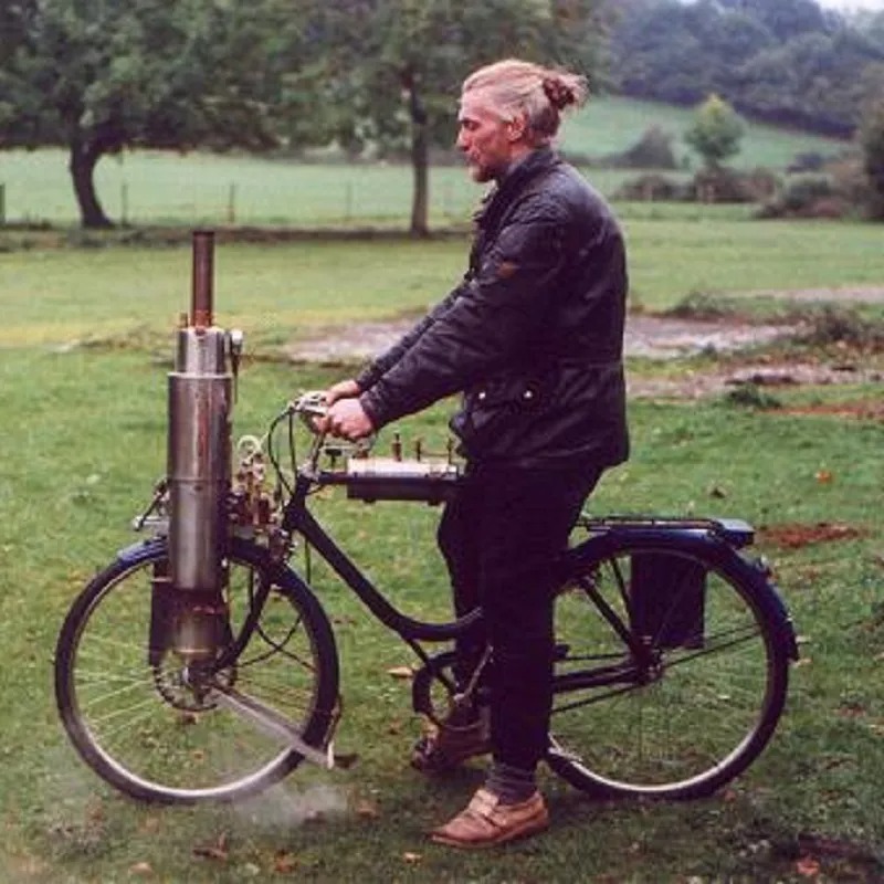 steam powered motorcycle