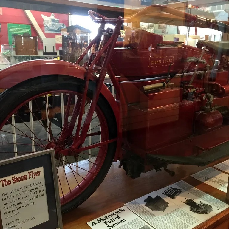 steam powered motorcycle