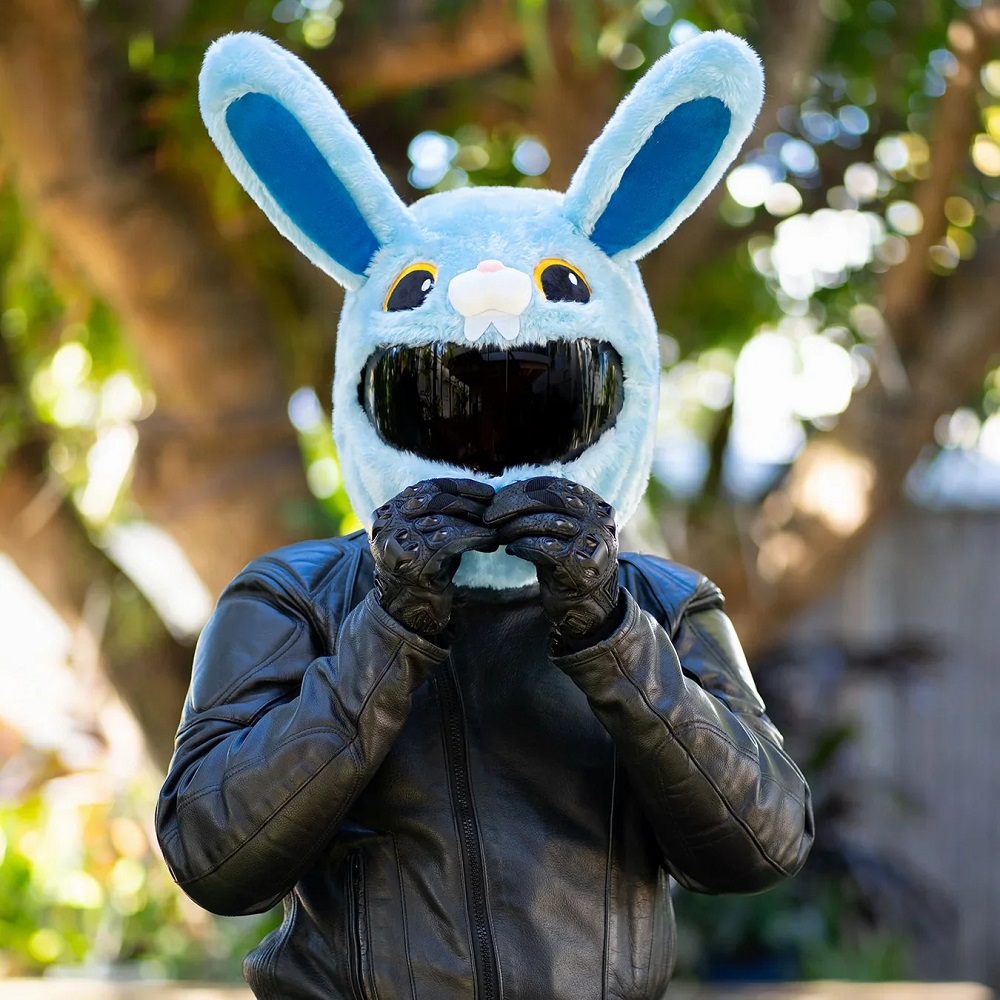 bunny motorcycle helmet