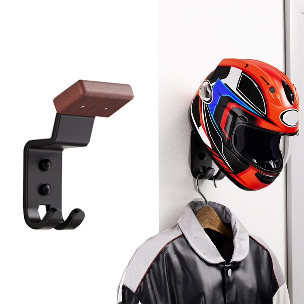 motorcycle helmet rack
