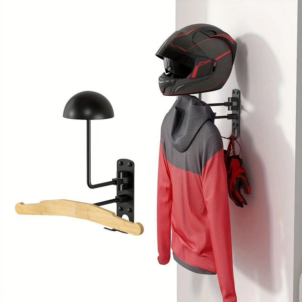 motorcycle helmet rack