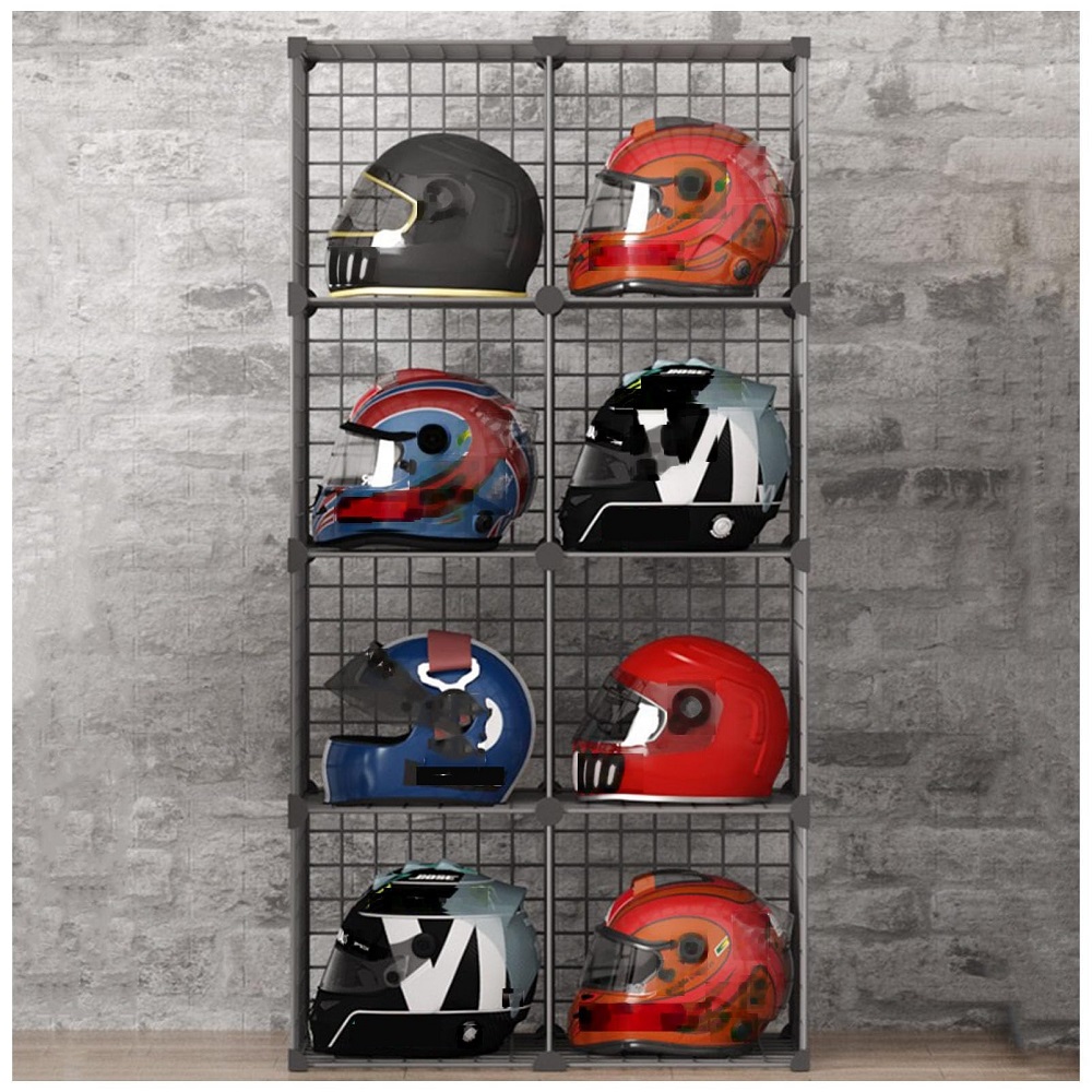 motorcycle helmet rack