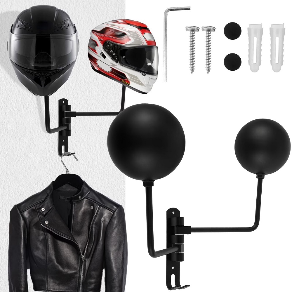 motorcycle helmet rack