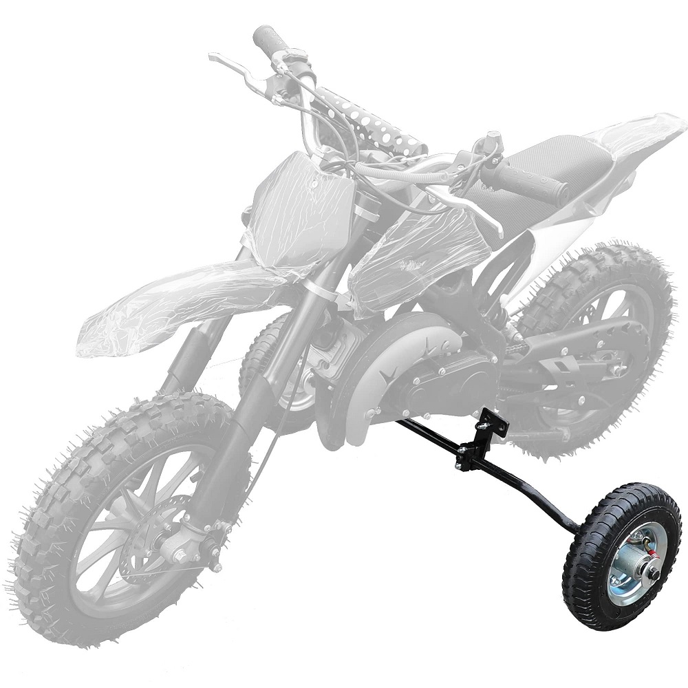 motorcycle with training wheels