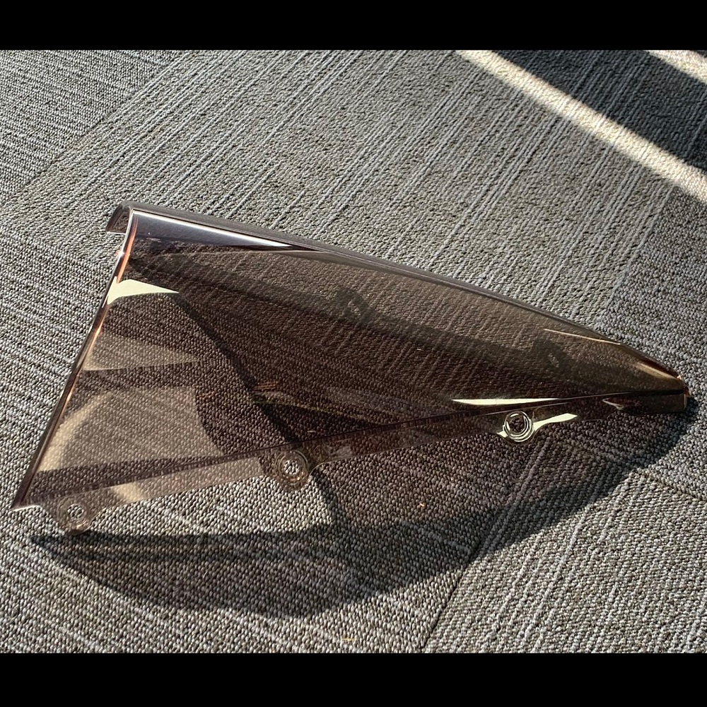 tinted motorcycle windshield