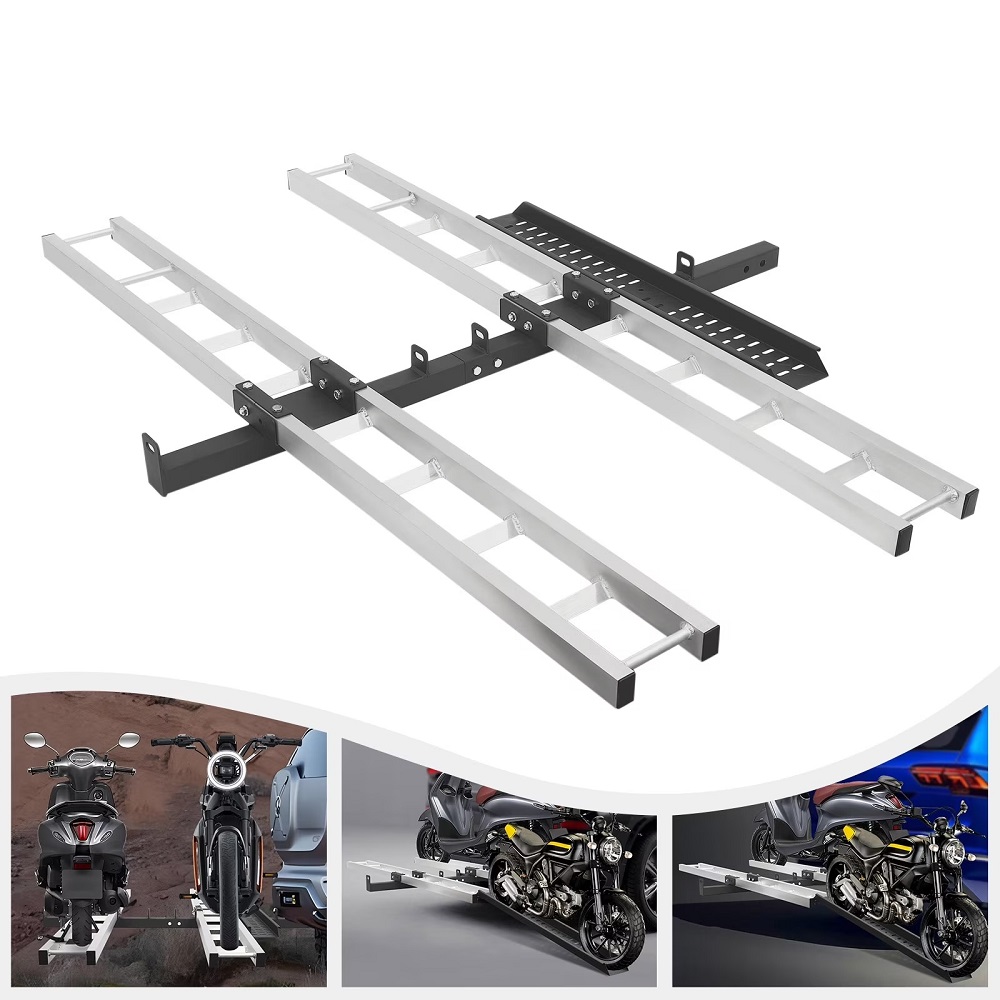 hitch mounted motorcycle carrier