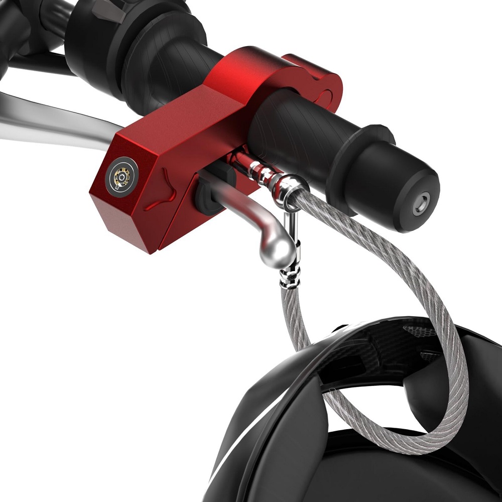 motorcycle helmet locks