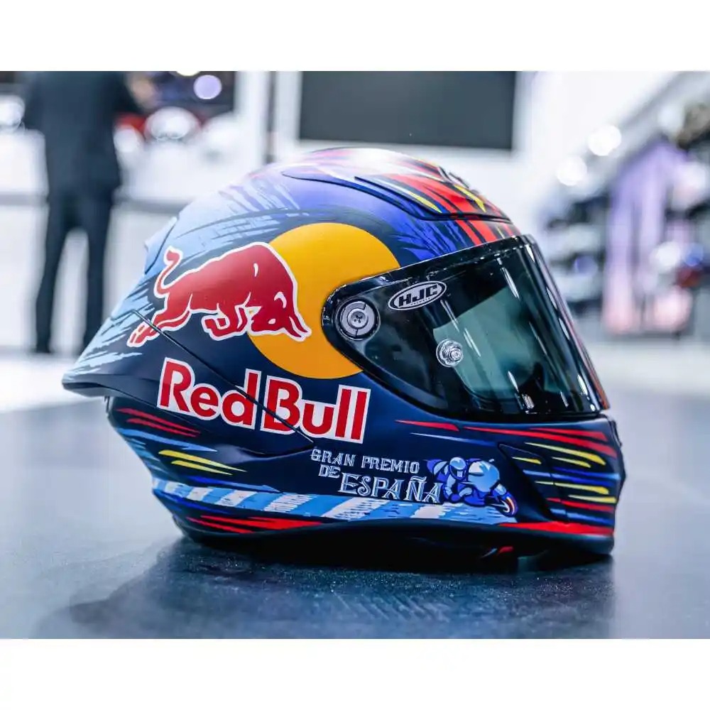 red bull motorcycle helmet