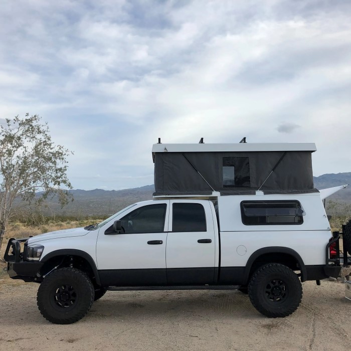 pop up truck bed camper