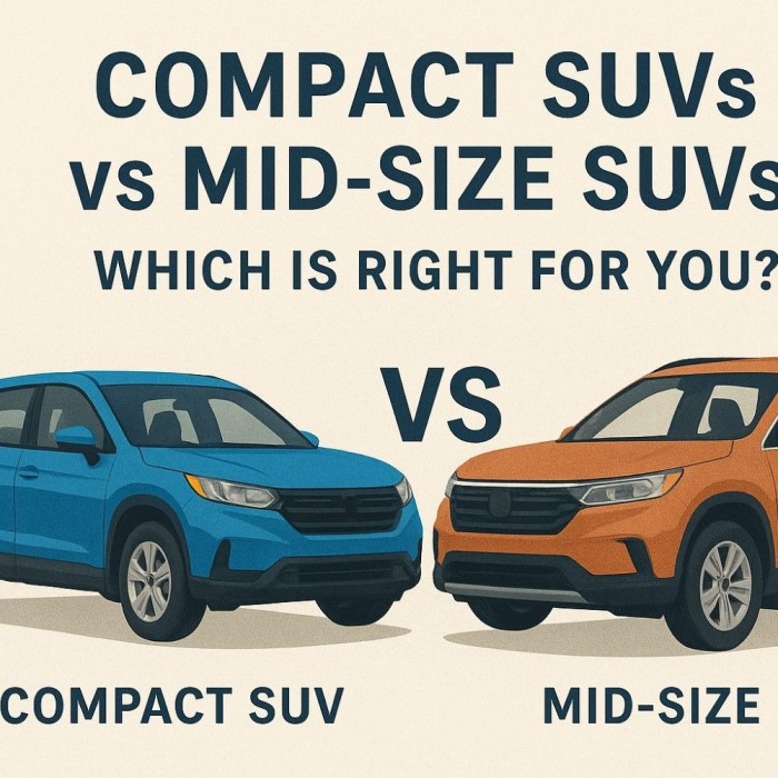 midsize suv vs standard suv