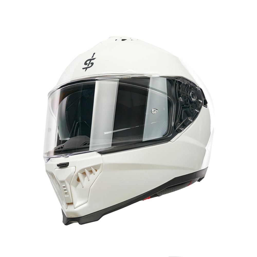 white motorcycle helmets